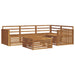 Set de canapele de exterior 5 pcs natural Lemn Solid de Acacia - WALTI WALTI