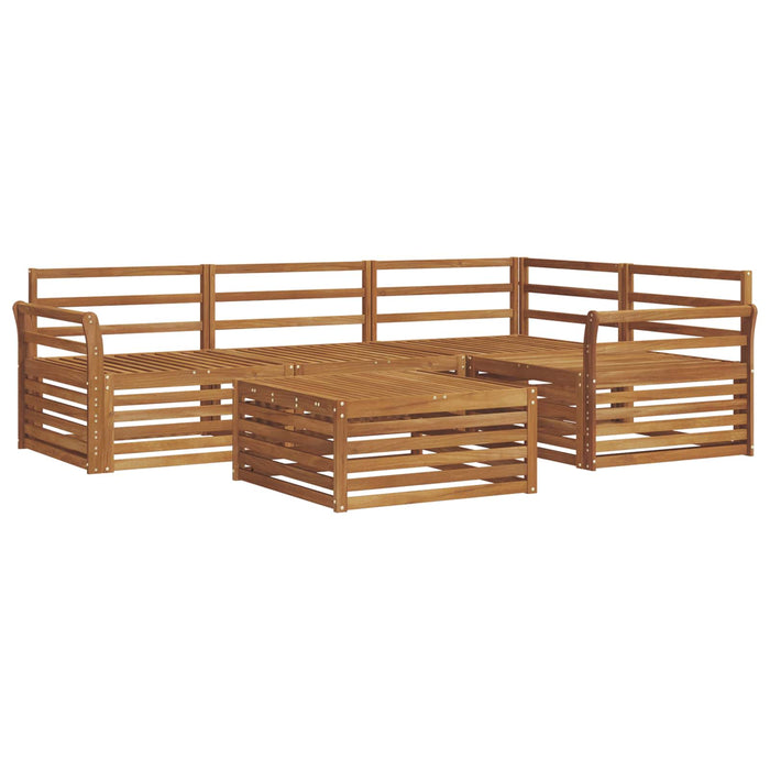 Set de canapele de exterior 5 pcs natural Lemn Solid de Acacia - WALTI WALTI