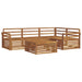 Set de canapele de exterior 5 pcs natural Lemn Solid de Acacia - WALTI WALTI