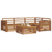Set de canapele de exterior 5 pcs natural Lemn Solid de Acacia - WALTI WALTI