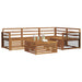 Set de canapele de exterior 5 pcs natural Lemn Solid de Acacia - WALTI WALTI