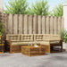 Set de canapele de exterior cu pernă 5 pcs Natural și Bej - WALTI WALTI