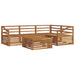 Set de canapele de exterior 5 pcs natural Lemn Solid de Acacia - WALTI WALTI