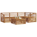 Set de canapele de exterior 5 pcs natural Lemn Solid de Acacia - WALTI WALTI