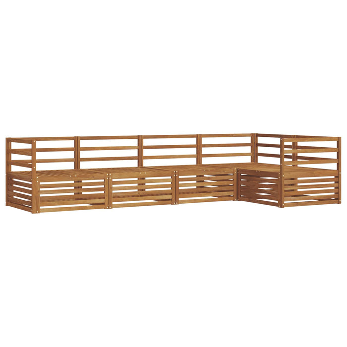 Set de canapele de exterior 5 pcs natural Lemn Solid de Acacia - WALTI WALTI