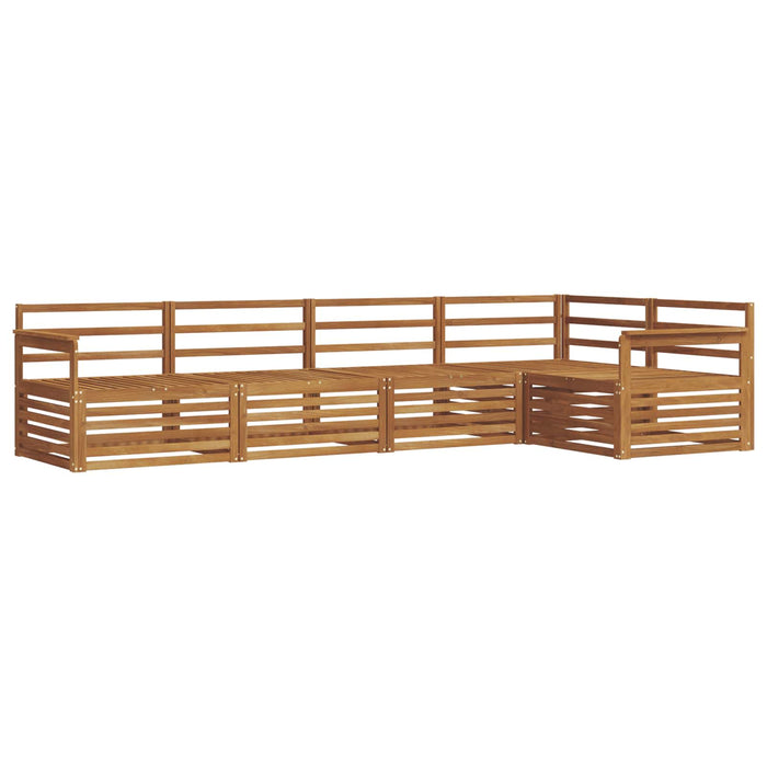 Set de canapele de exterior 5 pcs natural Lemn Solid de Acacia - WALTI WALTI