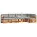 Set de canapele de exterior 5 pcs Gri natural și deschis - WALTI WALTI