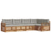 Set de canapele de exterior 16 pcs Gri natural și deschis - WALTI WALTI