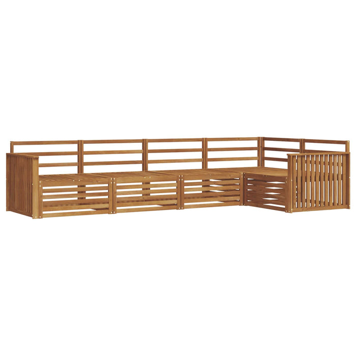 Set de canapele de exterior 5 pcs natural Lemn Solid de Acacia - WALTI WALTI