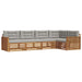 Set de canapele de exterior 16 pcs Gri natural și deschis - WALTI WALTI