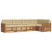 Set de canapele de exterior cu pernă 5 pcs Natural și Bej - WALTI WALTI