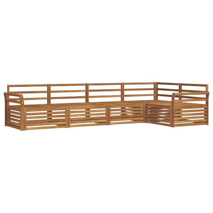 Set de canapele de exterior 5 pcs natural Lemn Solid de Acacia - WALTI WALTI