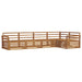 Set de canapele de exterior 5 pcs natural Lemn Solid de Acacia - WALTI WALTI