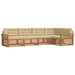 Set de canapele de exterior cu pernă 5 pcs Natural și Bej - WALTI WALTI
