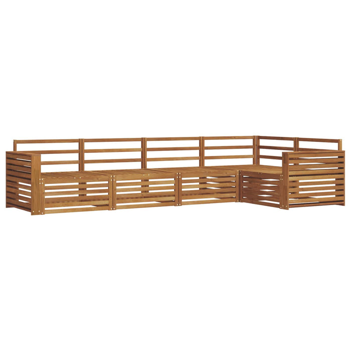 Set de canapele de exterior 5 pcs natural Lemn Solid de Acacia - WALTI WALTI
