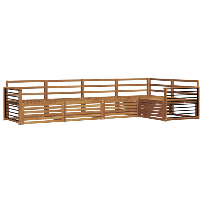 Set de canapele de exterior 5 pcs natural Lemn Solid de Acacia - WALTI WALTI