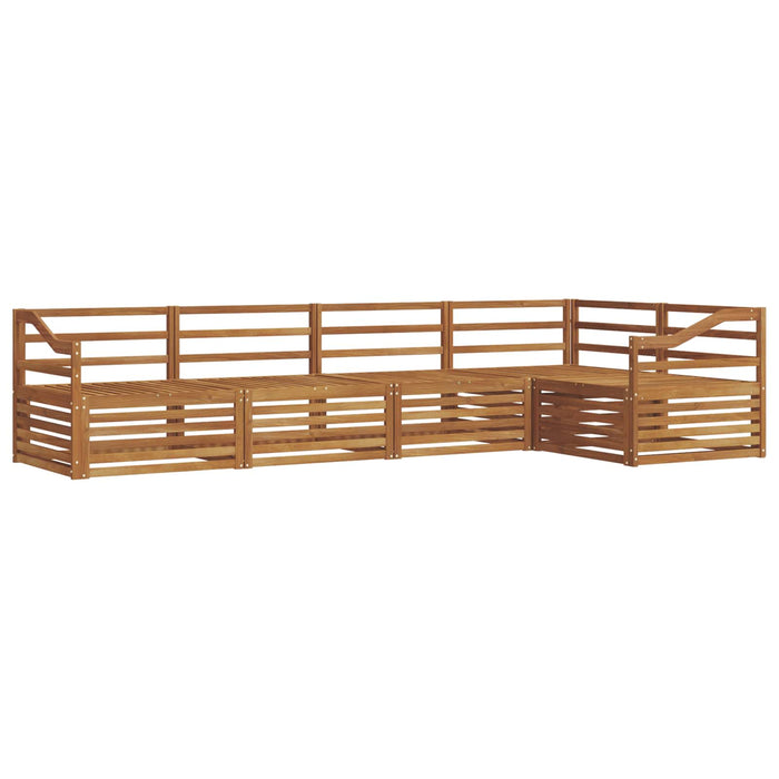 Set de canapele de exterior 5 pcs natural Lemn Solid de Acacia - WALTI WALTI