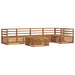 Set de canapele de exterior 6 pcs natural Lemn Solid de Acacia - WALTI WALTI