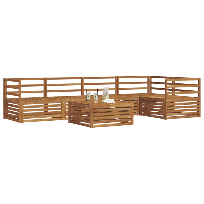 Set de canapele de exterior 6 pcs natural Lemn Solid de Acacia - WALTI WALTI