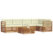 Set de canapele de exterior cu pernă 6 pcs Natural și Crem - WALTI WALTI