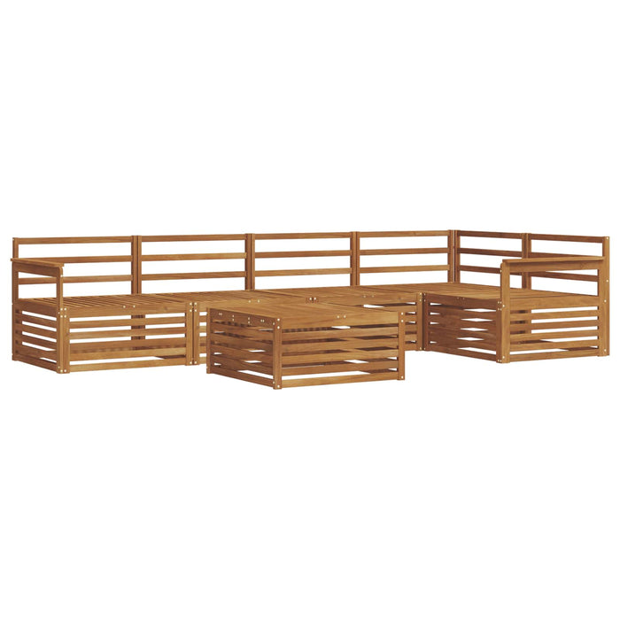 Set de canapele de exterior 6 pcs natural Lemn Solid de Acacia - WALTI WALTI