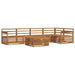 Set de canapele de exterior 6 pcs natural Lemn Solid de Acacia - WALTI WALTI