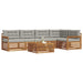 Set de canapele de exterior 6 pcs Gri natural și deschis - WALTI WALTI
