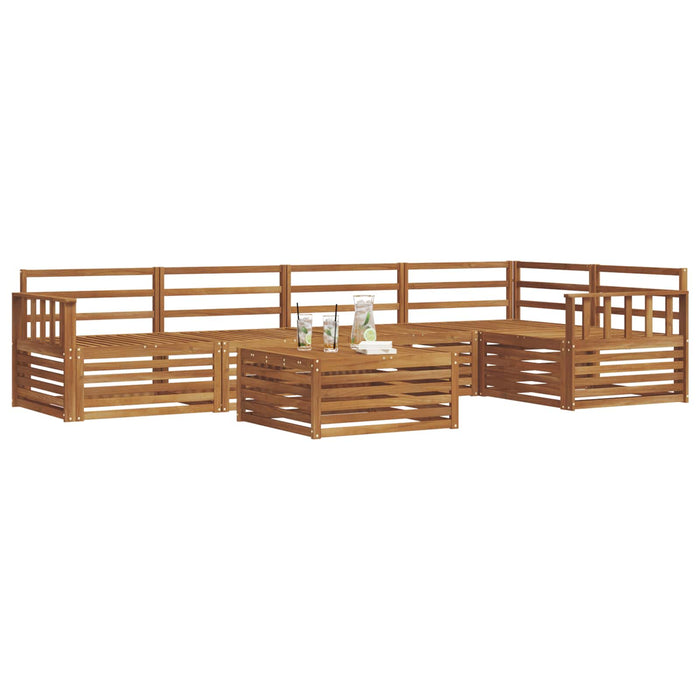 Set de canapele de exterior 6 pcs natural Lemn Solid de Acacia - WALTI WALTI