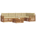 Set de canapele de exterior cu pernă 6 pcs Natural și Bej - WALTI WALTI