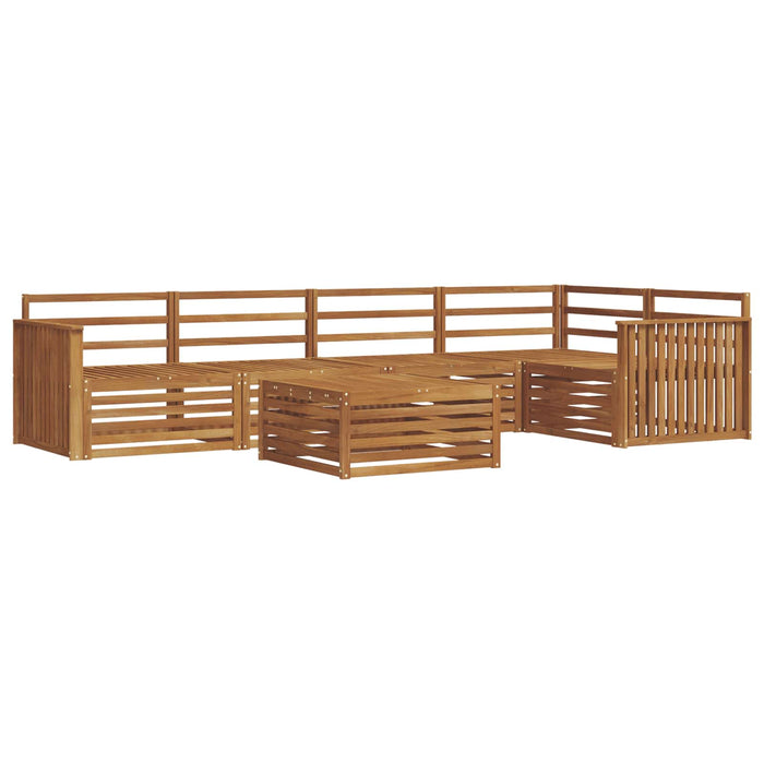 Set de canapele de exterior 6 pcs natural Lemn Solid de Acacia - WALTI WALTI