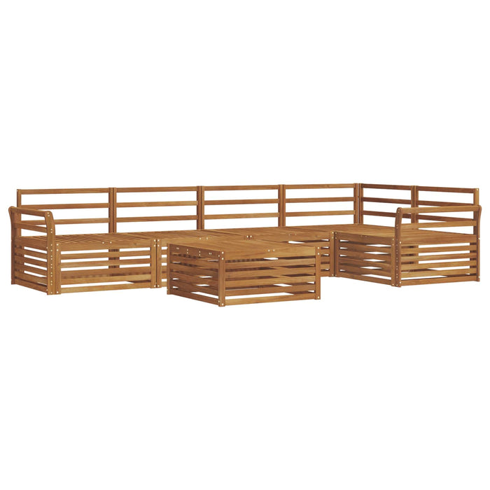 Set de canapele de exterior 6 pcs natural Lemn Solid de Acacia - WALTI WALTI