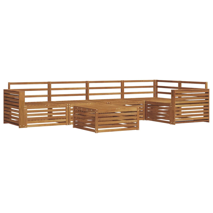 Set de canapele de exterior 6 pcs natural Lemn Solid de Acacia - WALTI WALTI