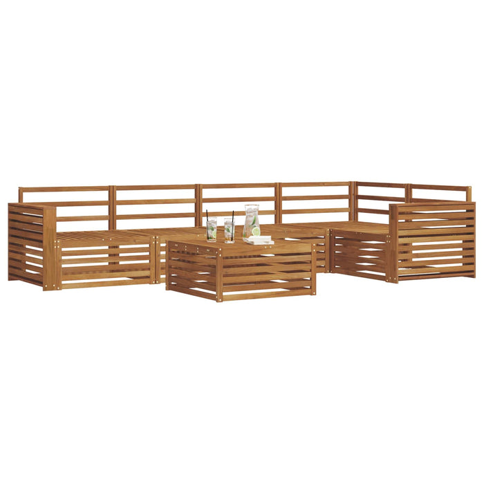 Set de canapele de exterior 6 pcs natural Lemn Solid de Acacia - WALTI WALTI