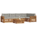 Set de canapele de exterior 6 pcs Gri natural și deschis - WALTI WALTI