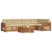 Set de canapele de exterior cu pernă 6 pcs Natural și Bej - WALTI WALTI