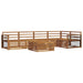 Set de canapele de exterior 6 pcs natural Lemn Solid de Acacia - WALTI WALTI