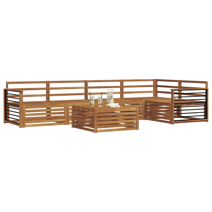 Set de canapele de exterior 6 pcs natural Lemn Solid de Acacia - WALTI WALTI