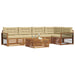 Set de canapele de exterior cu pernă 6 pcs Natural și Bej - WALTI WALTI