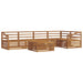 Set de canapele de exterior 6 pcs natural Lemn Solid de Acacia - WALTI WALTI