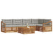 Set de canapele de exterior 6 pcs Gri natural și deschis - WALTI WALTI
