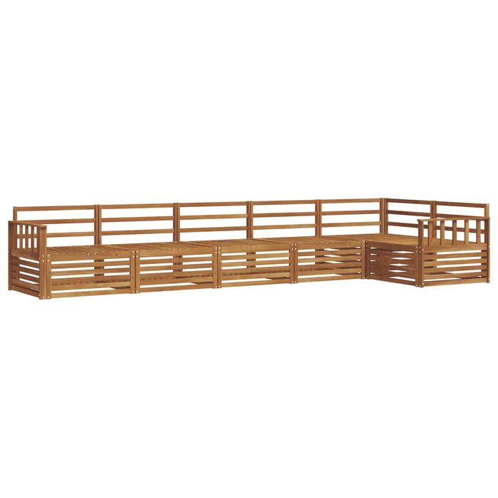 Set de canapele de exterior 6 pcs natural Lemn Solid de Acacia WALTI