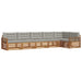 Set de canapele de exterior 6 pcs Gri natural și deschis - WALTI WALTI