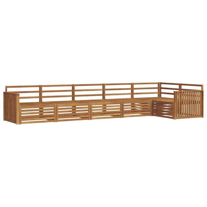 Set de canapele de exterior 6 pcs natural Lemn Solid de Acacia - WALTI WALTI