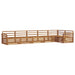 Set de canapele de exterior 6 pcs natural Lemn Solid de Acacia - WALTI WALTI