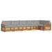 Set de canapele de exterior 6 pcs Gri natural și deschis - WALTI WALTI