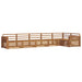 Set de canapele de exterior 6 pcs natural Lemn Solid de Acacia - WALTI WALTI