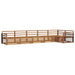 Set de canapele de exterior 6 pcs natural Lemn Solid de Acacia - WALTI WALTI