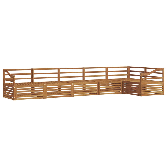 Set de canapele de exterior 6 pcs natural Lemn Solid de Acacia - WALTI WALTI