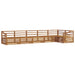 Set de canapele de exterior 6 pcs natural Lemn Solid de Acacia - WALTI WALTI
