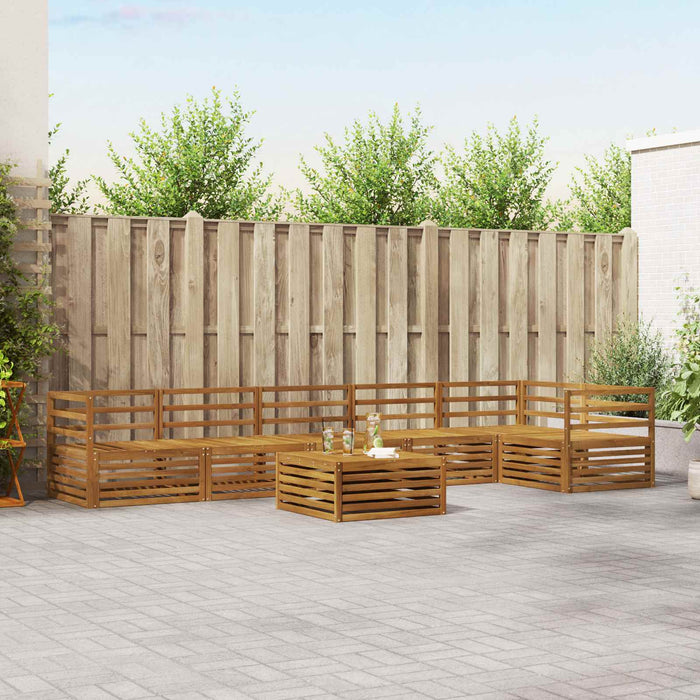 Set de canapele de exterior 7 pcs natural - WALTI WALTI